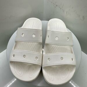 Crocs Classic Sandal White Unisex Slip On Size Men 6/ Women 8